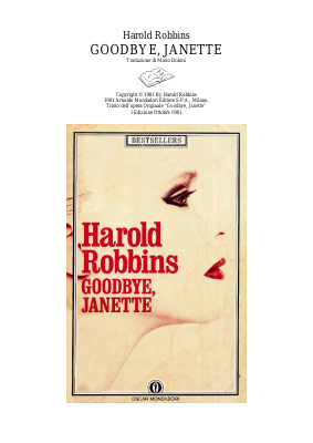 Harold Robbins - Goodbye Janette.pdf